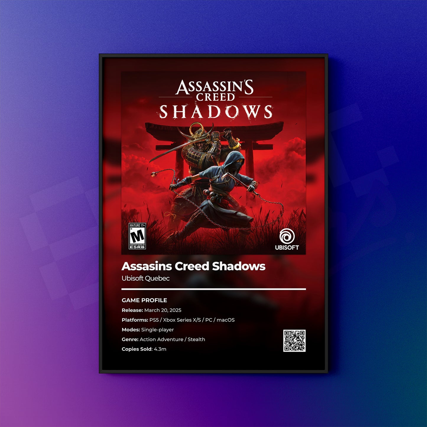 Assasins Creed Shadows Poster