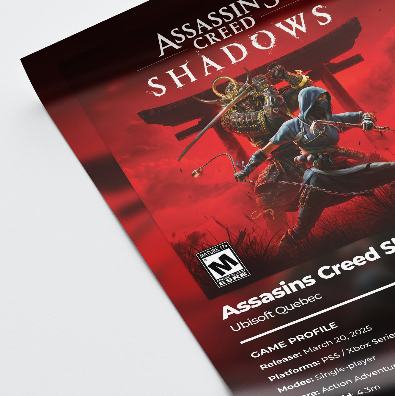 Assasins Creed Shadows Poster