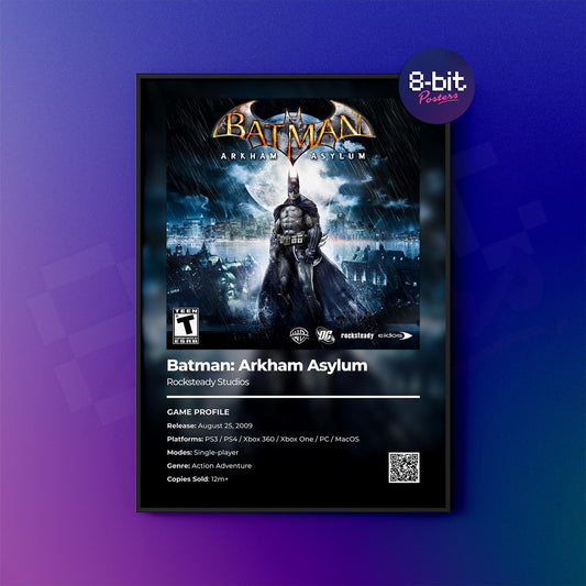 Batman: Arkham Asylum Poster Poster