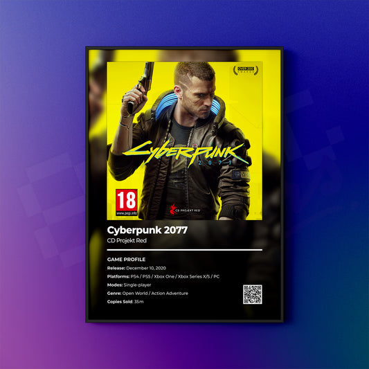 Cyberpunk 2077 (Male V) Poster