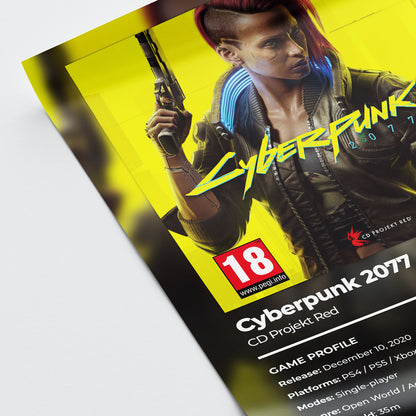 Cyberpunk 2077 (Female V) Poster