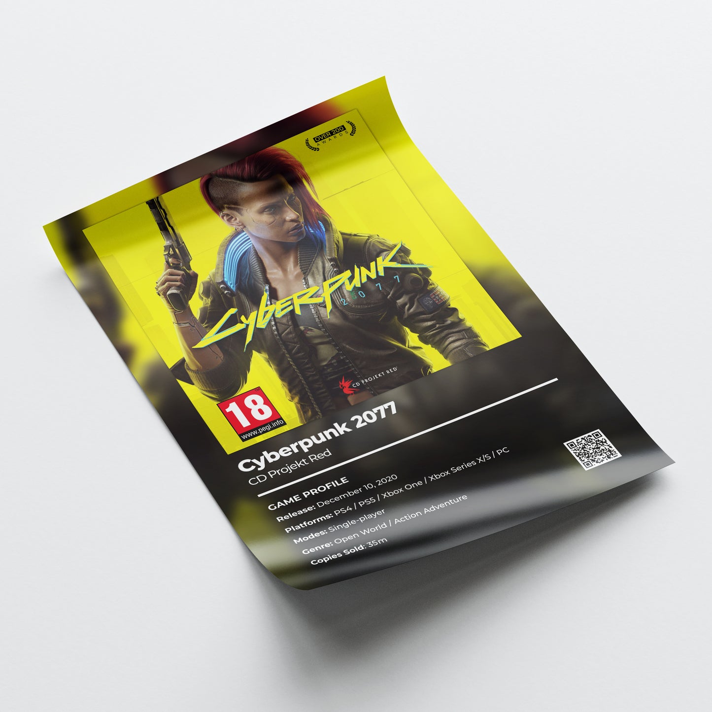 Cyberpunk 2077 (Female V) Poster