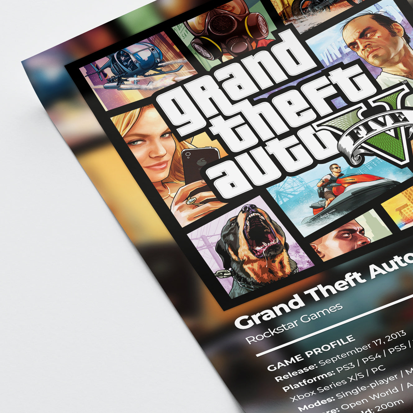 Grand Theft Auto V Poster