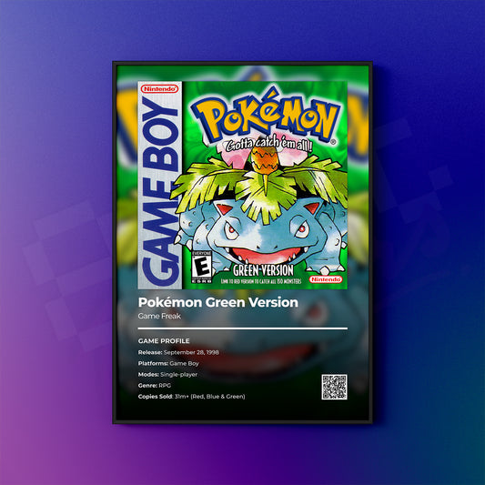 Pokemon 'Green Version' Poster