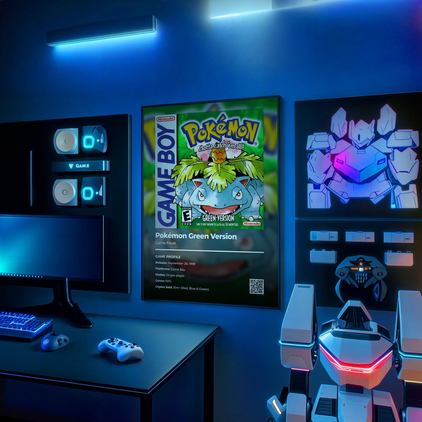 Pokemon 'Green Version' Poster