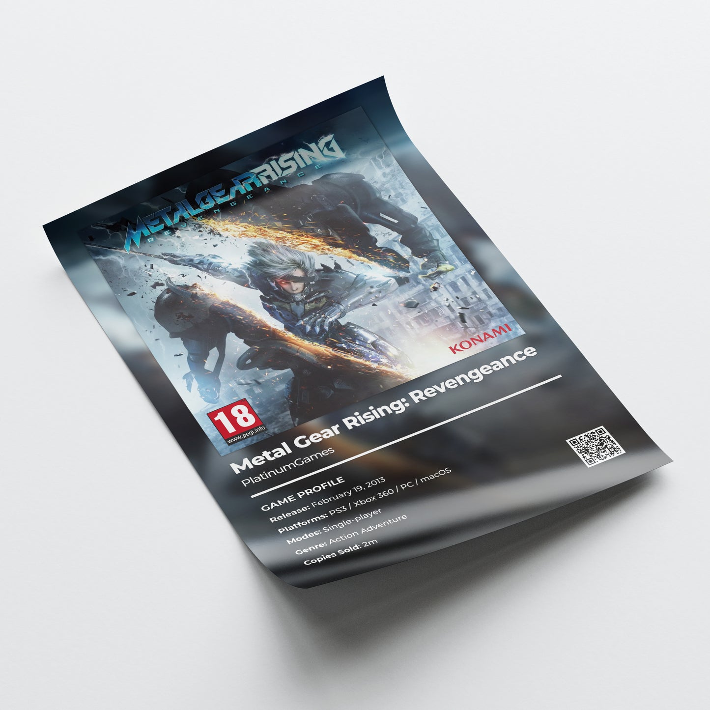 Metal Gear Rising: Revengeance Poster