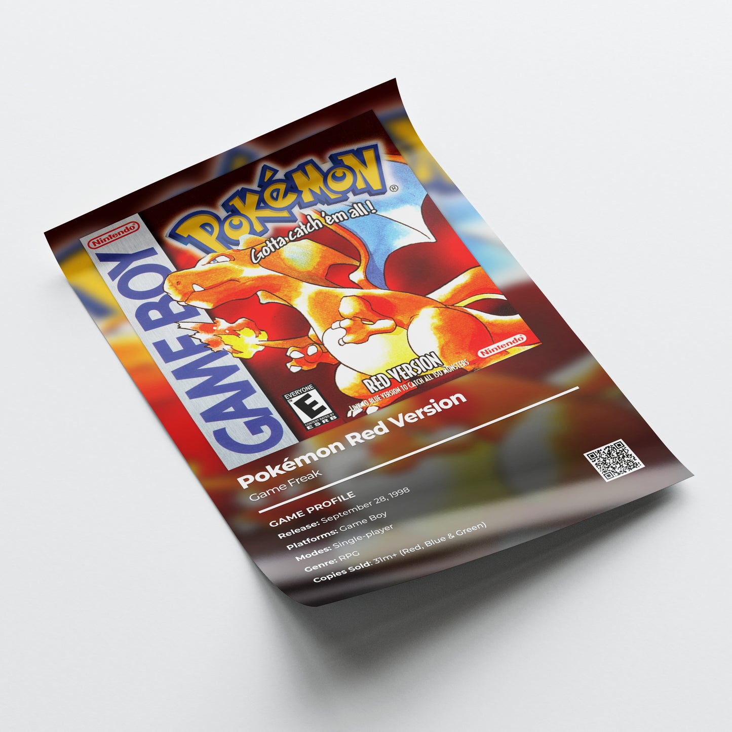 Pokemon 'Red Version' Poster