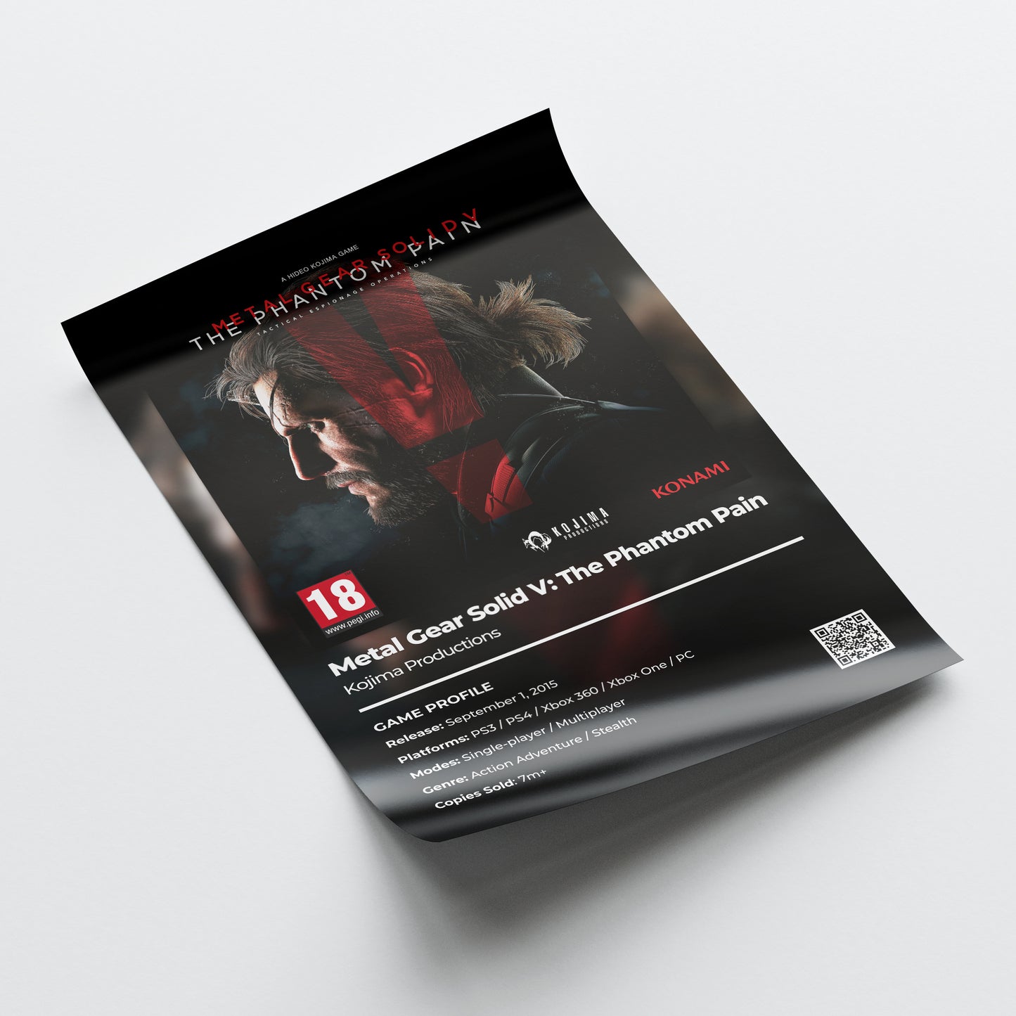 Metal Gear Solid V: The Phantom Pain Poster