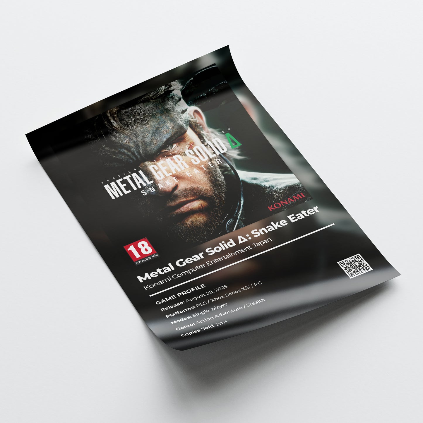Metal Gear Solid Δ: Snake Eater Poster