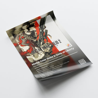 Metal Gear Solid 2: Son's of Liberty Poster