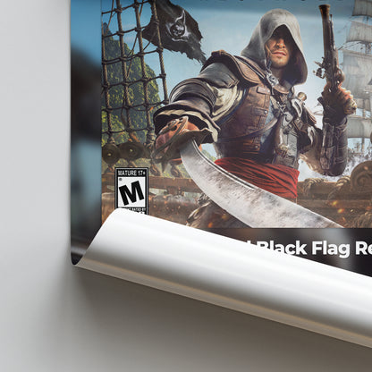 Assassin's Creed Black Flag Resynced Poster