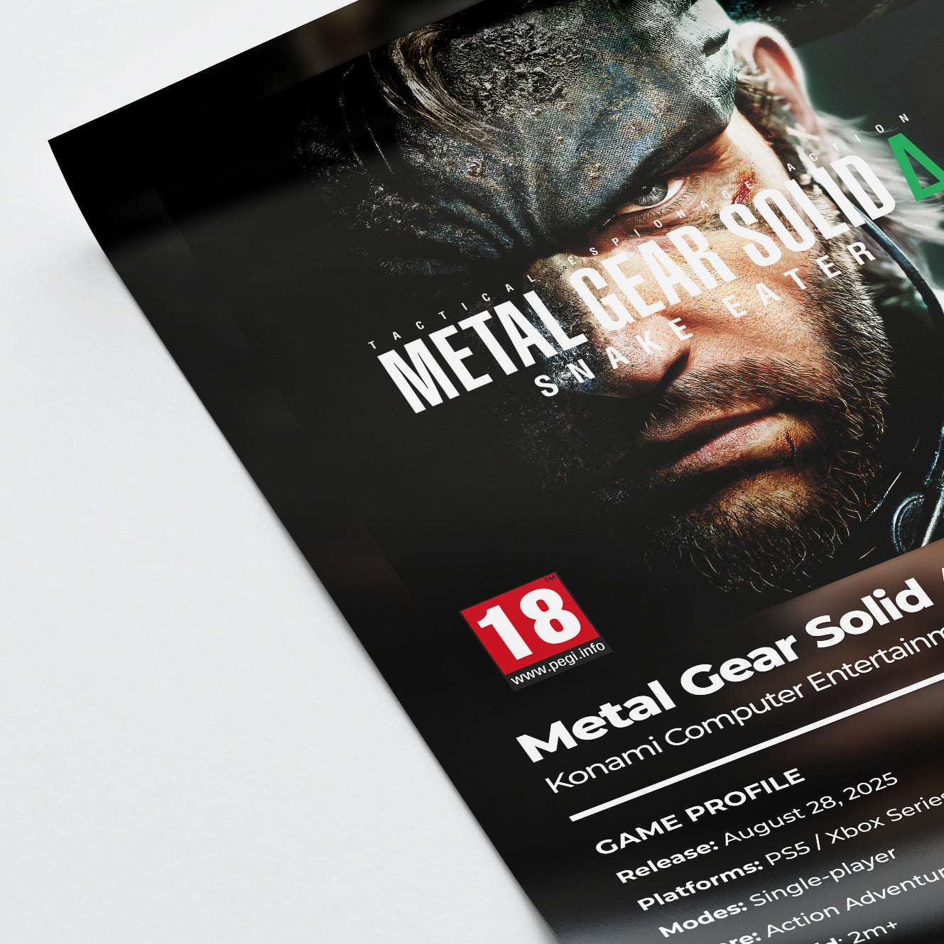 Metal Gear Solid Δ: Snake Eater Poster