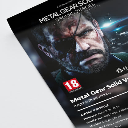 Metal Gear Solid V: Ground Zeroes Poster