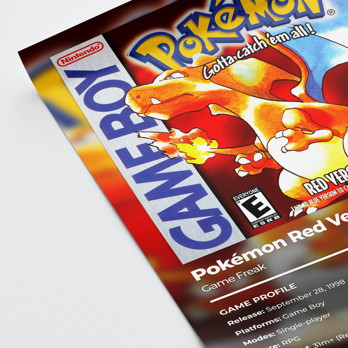 Pokemon 'Red Version' Poster