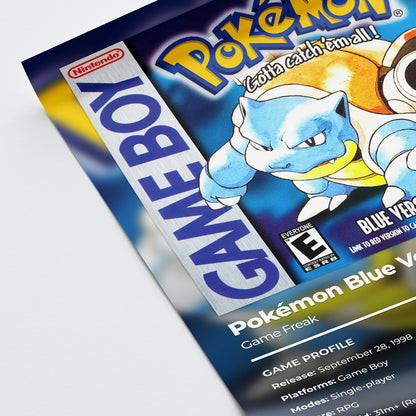 Pokemon 'Blue Version' Poster