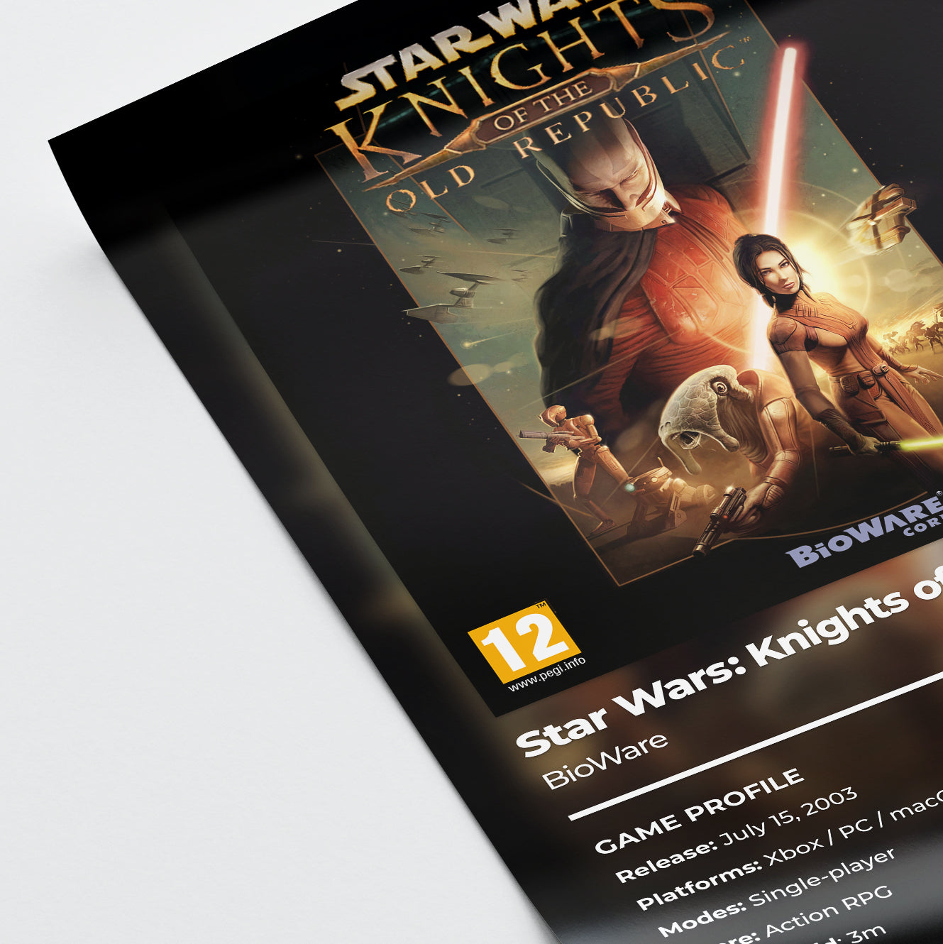 Star Wars: Knights of the Old Republic Poster