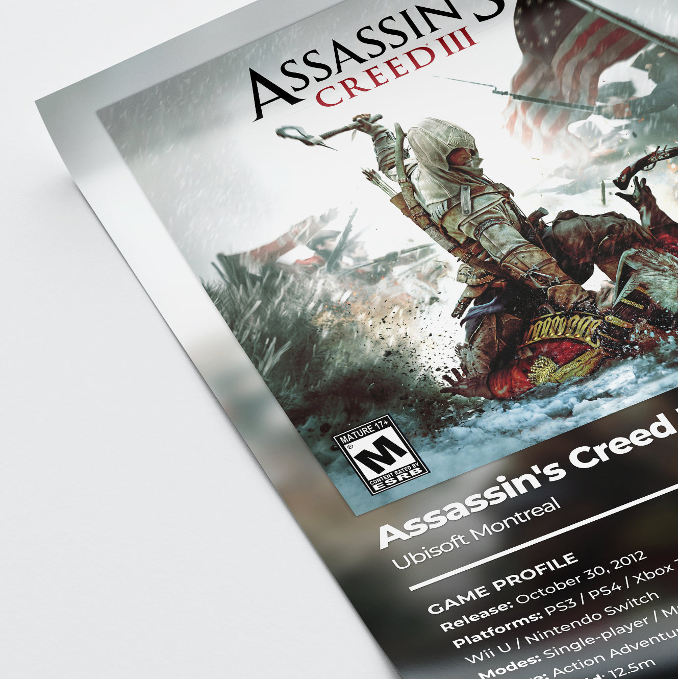 Assassin's Creed III Poster