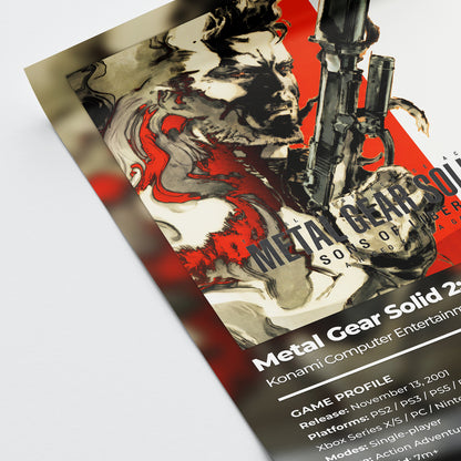 Metal Gear Solid 2: Son's of Liberty Poster