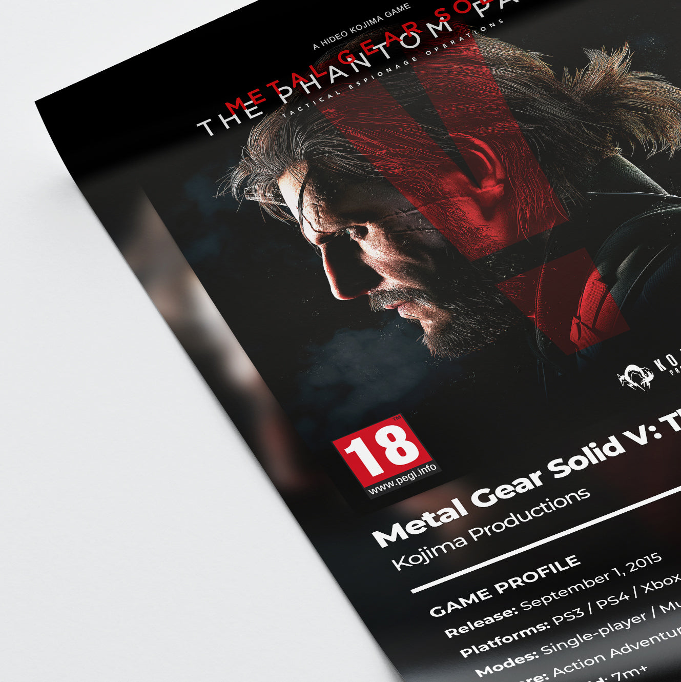Metal Gear Solid V: The Phantom Pain Poster