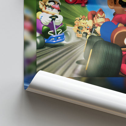 Mario Kart 64 Poster