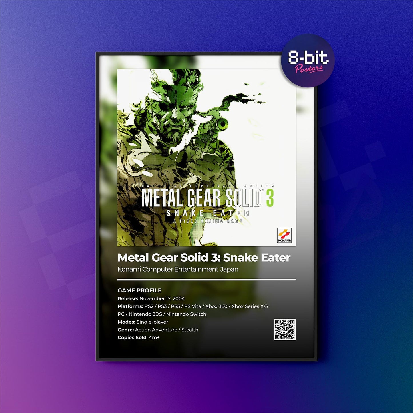 Metal Gear Solid 3: Snake Eater Poster