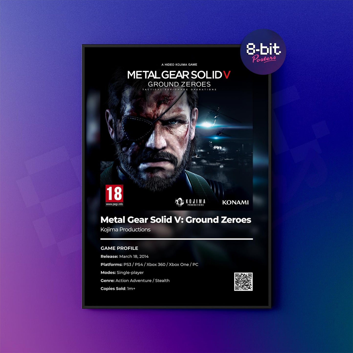 Metal Gear Solid V: Ground Zeroes Poster