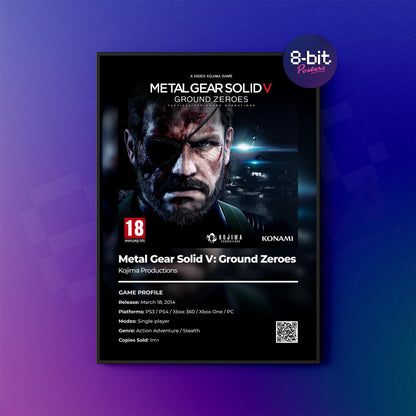 Metal Gear Solid V: Ground Zeroes Poster