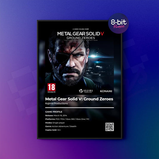 Metal Gear Solid V: Ground Zeroes Poster