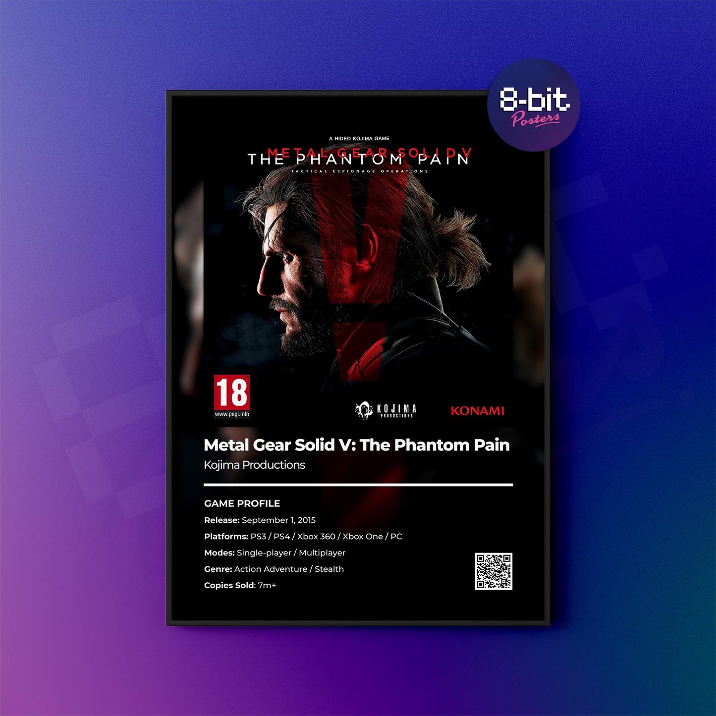 Metal Gear Solid V: The Phantom Pain Poster