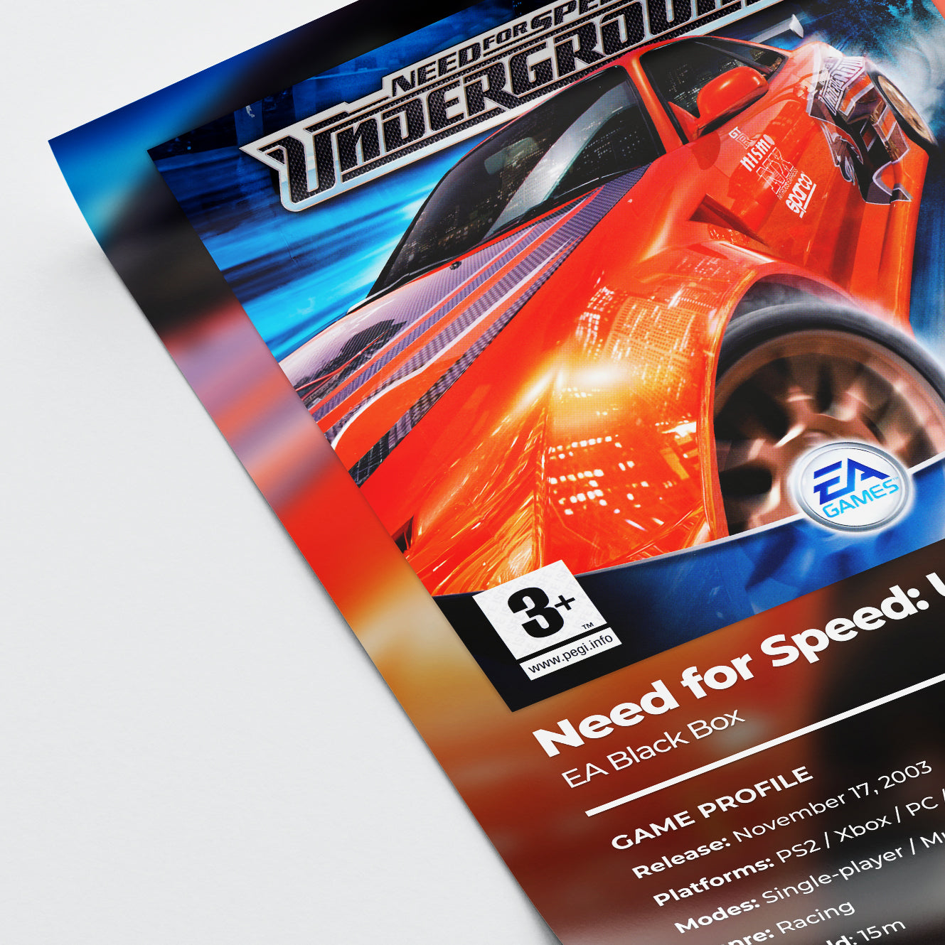 Need For Speed: Underground Poster