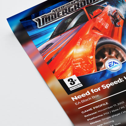 Need For Speed: Underground Poster