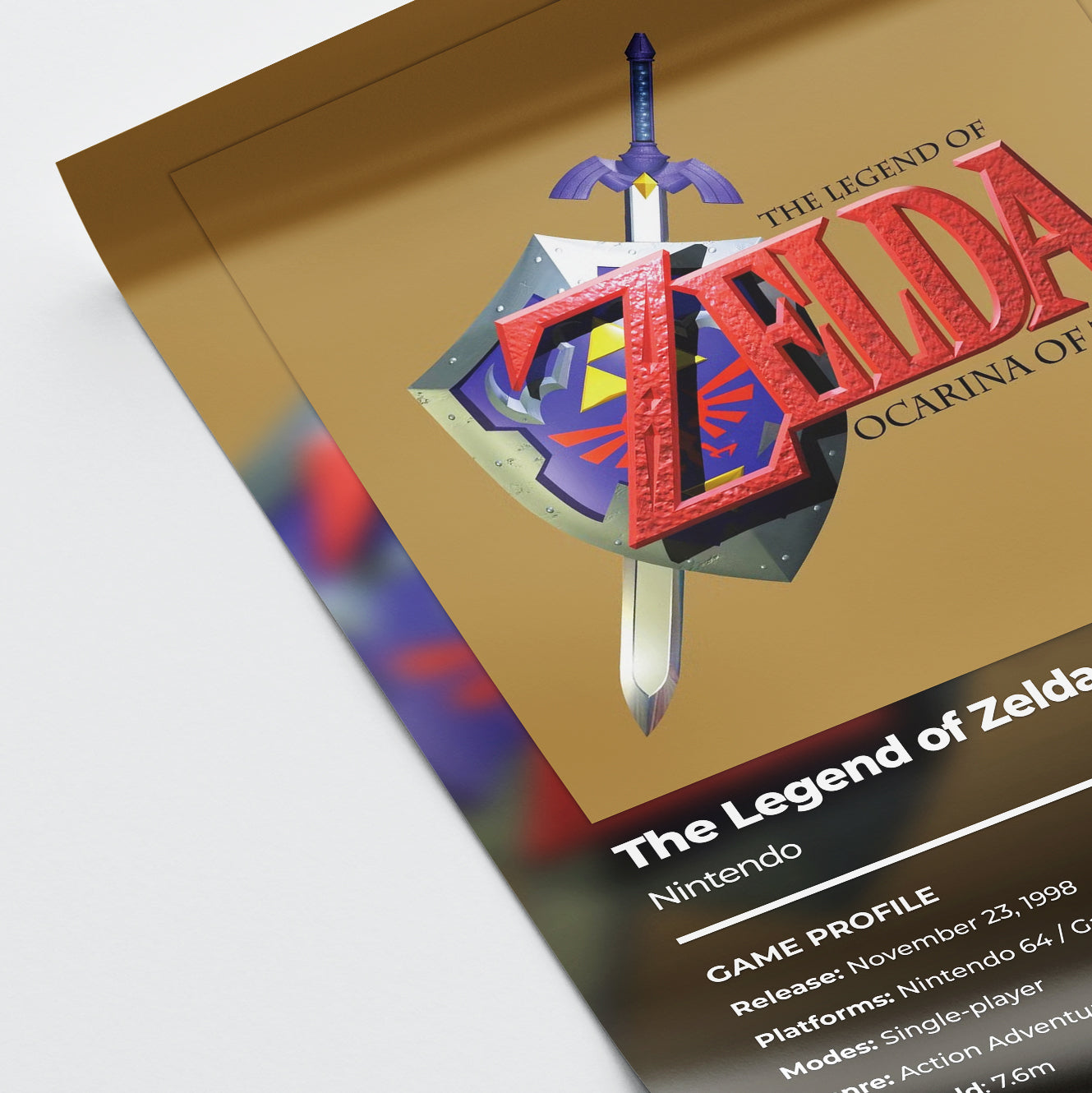 The Legend of Zelda: Ocarina of Time Poster