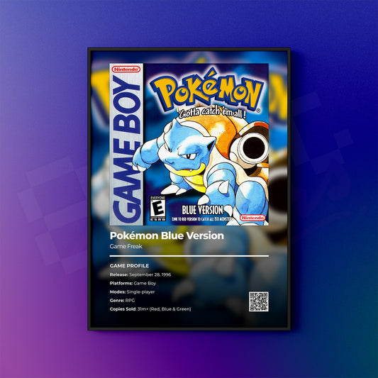 Pokemon 'Blue Version' Poster