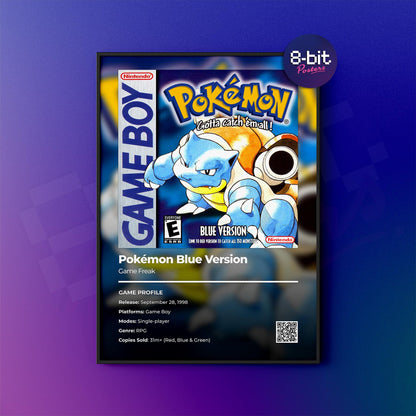 Pokemon 'Blue Version' Poster