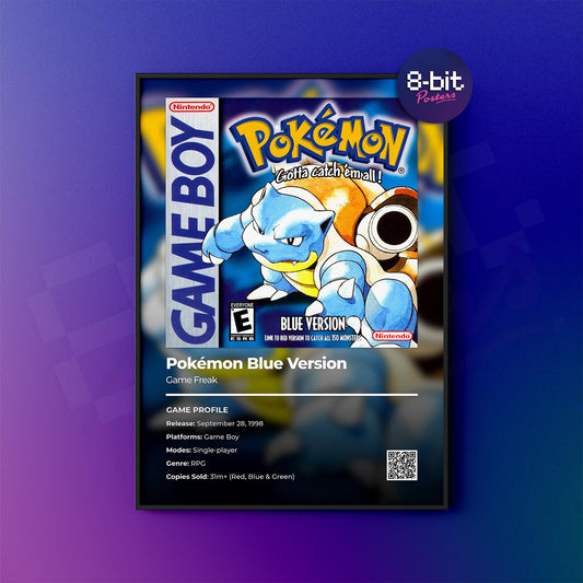 Pokemon 'Blue Version' Poster