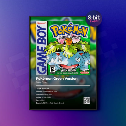 Pokemon 'Green Version' Poster