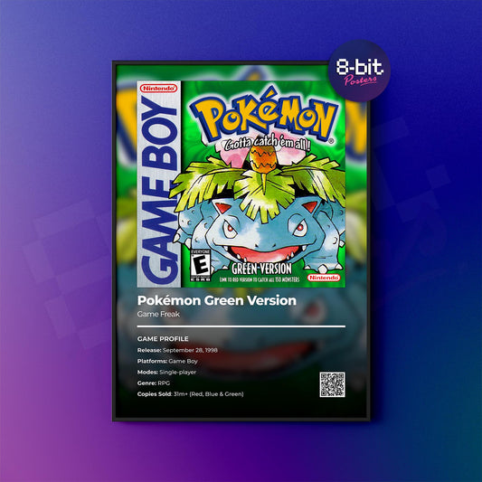 Pokemon 'Green Version' Poster