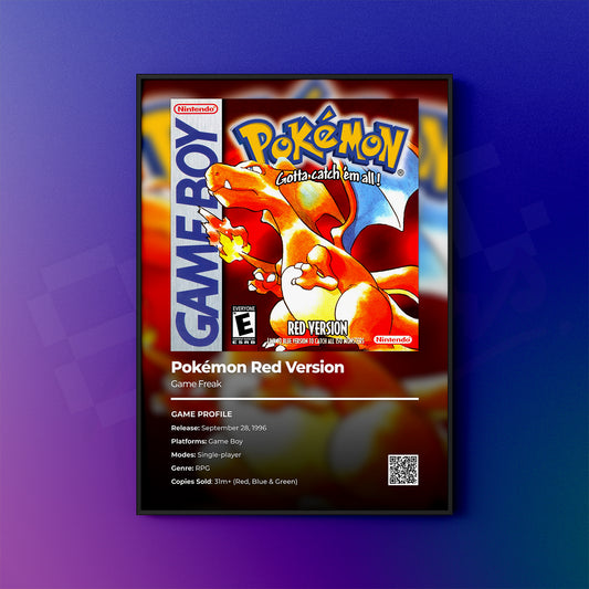 Pokemon 'Red Version' Poster