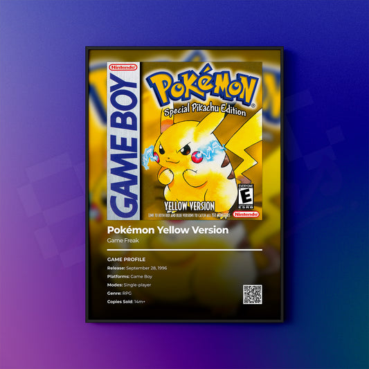 Pokemon 'Yellow Version' Poster