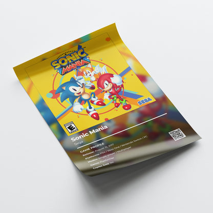 Sonic Mania Poster