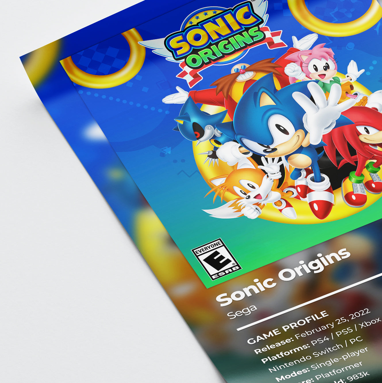 Sonic Origins Poster