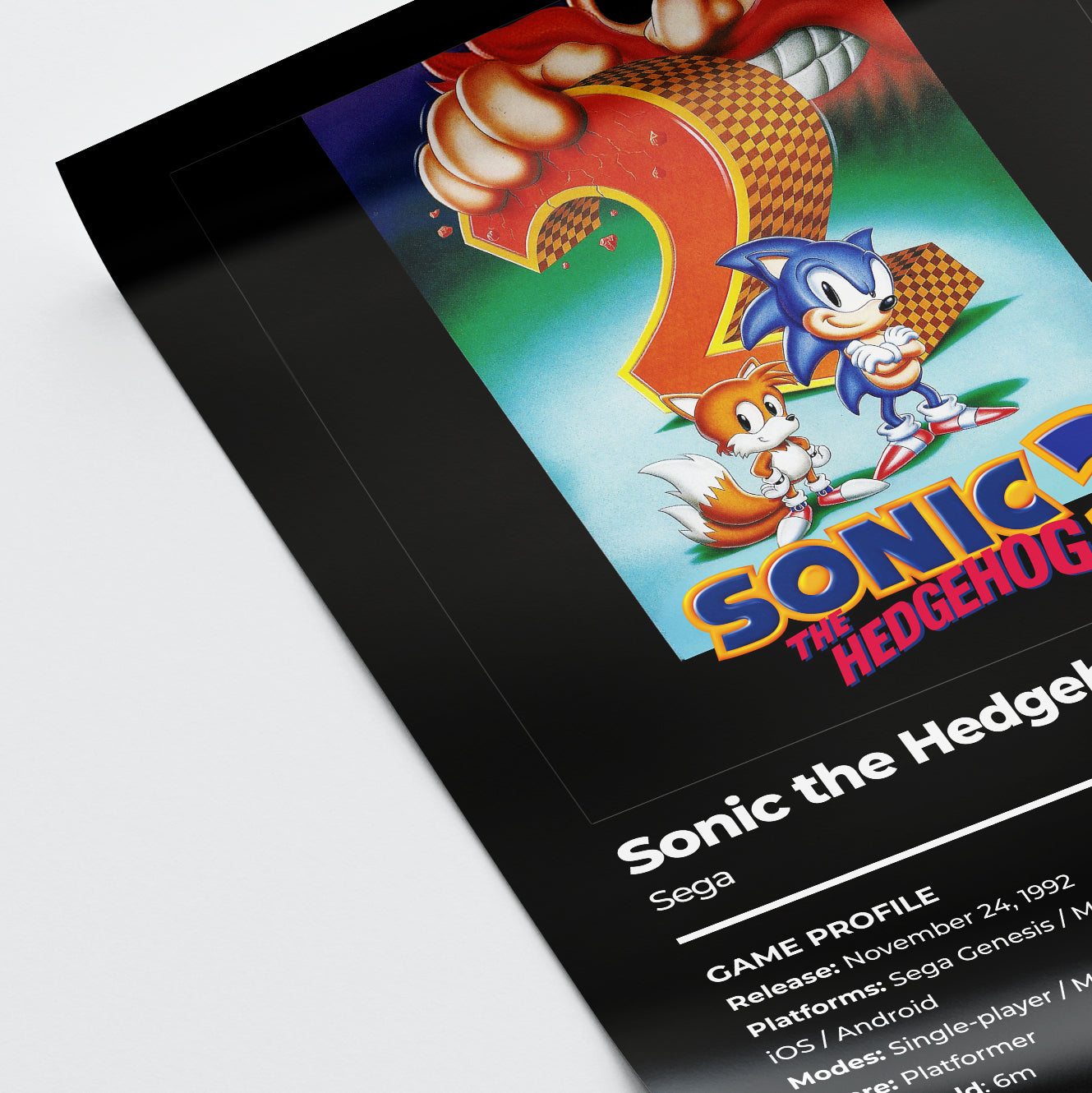 Sonic the Hedgehog 2 Poster