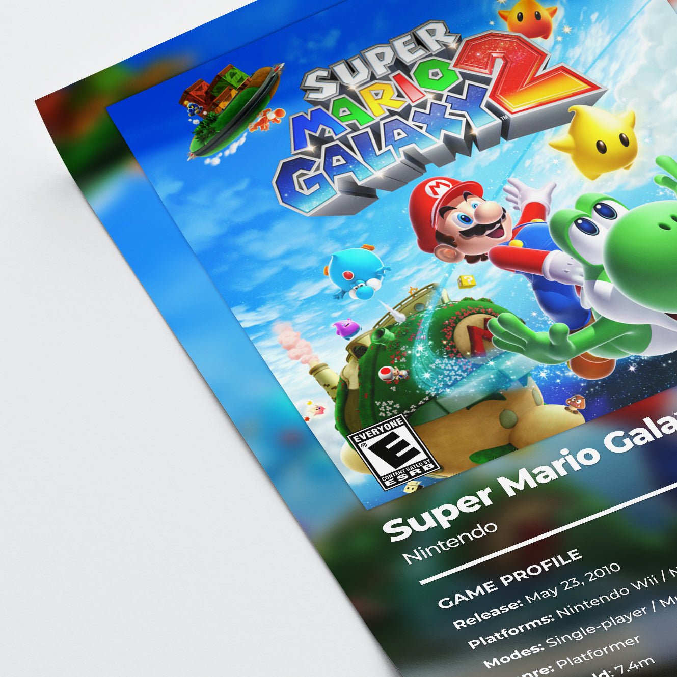 Super Mario Galaxy 2 Poster