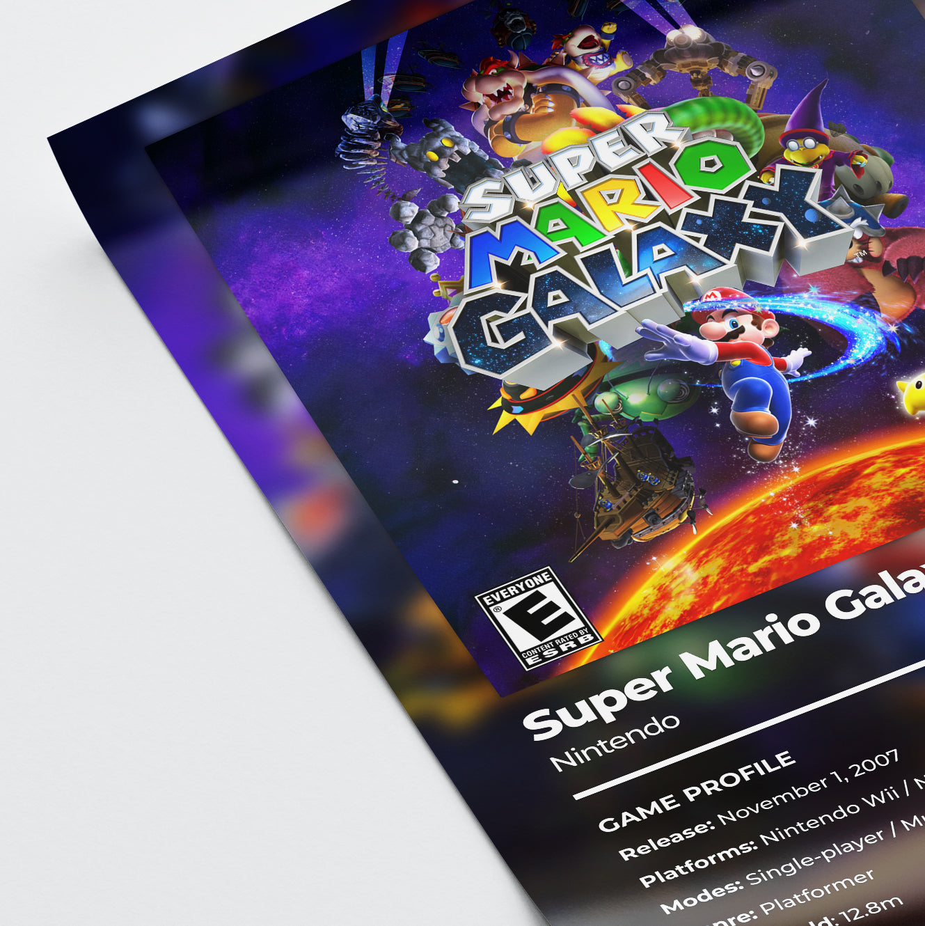 Super Mario Galaxy Poster
