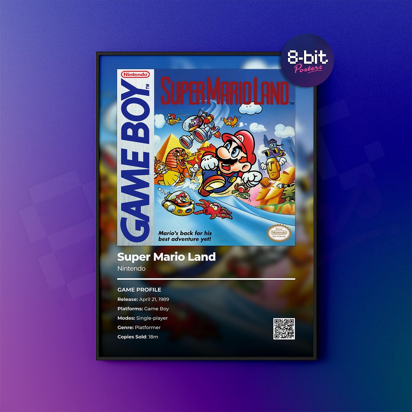 Super Mario Land Poster