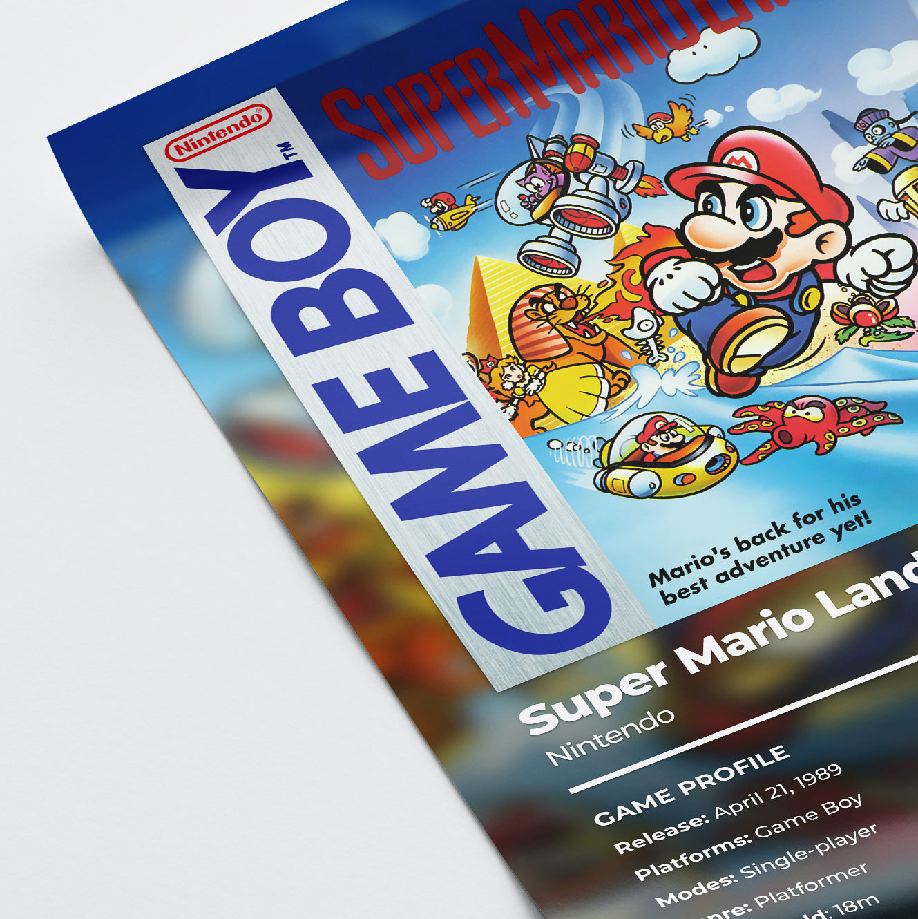 Super Mario Land Poster