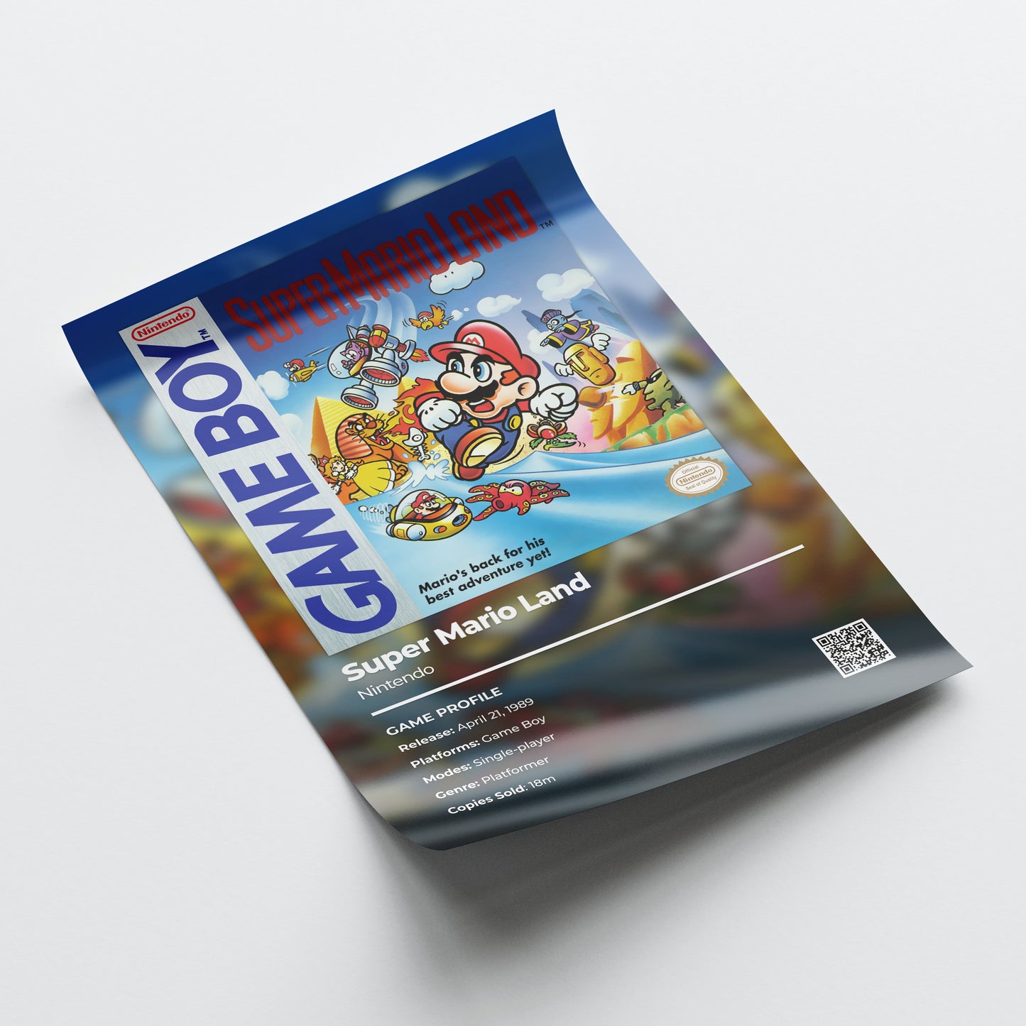 Super Mario Land Poster