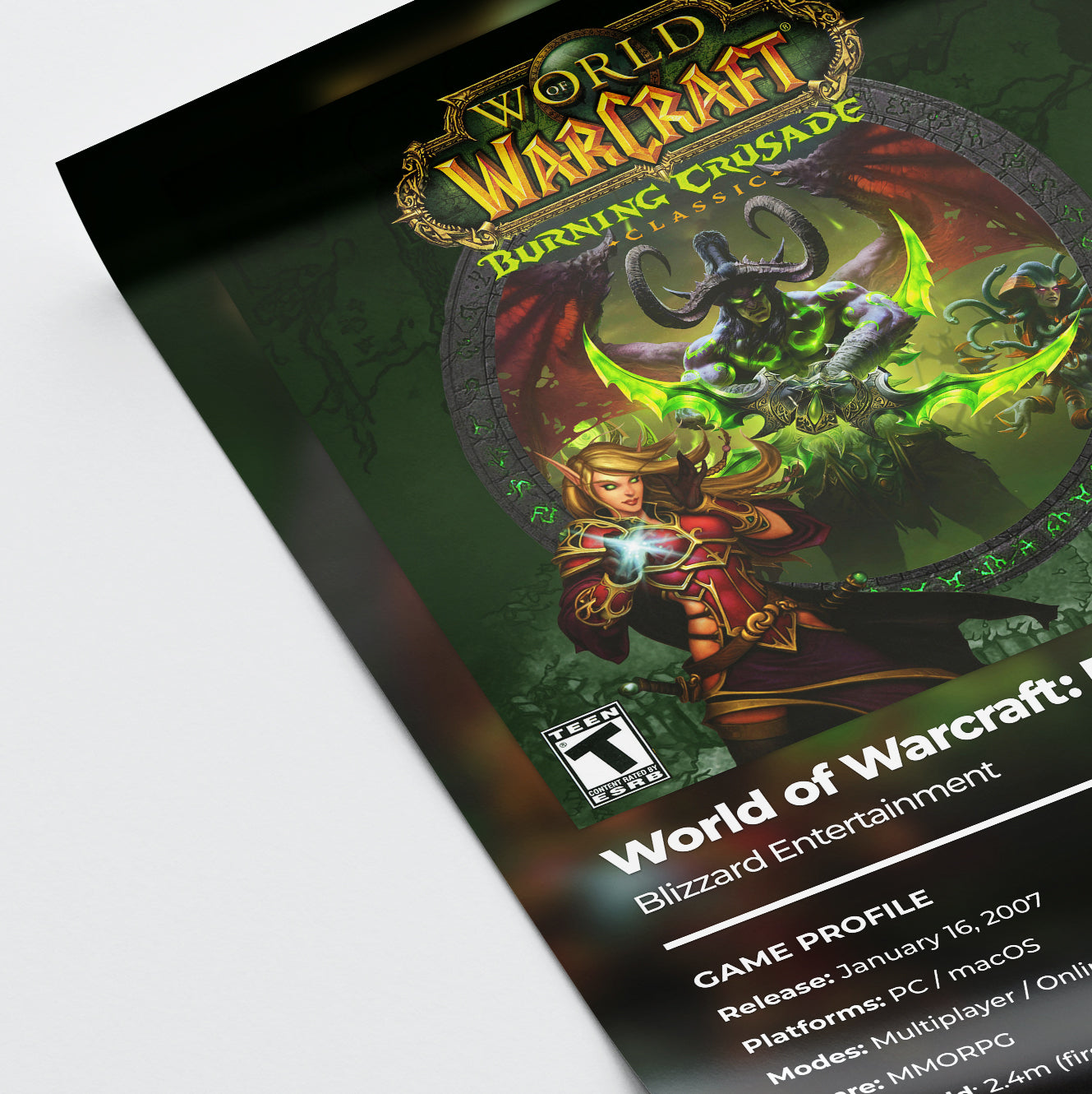 World of Warcraft: Burning Crusade Poster