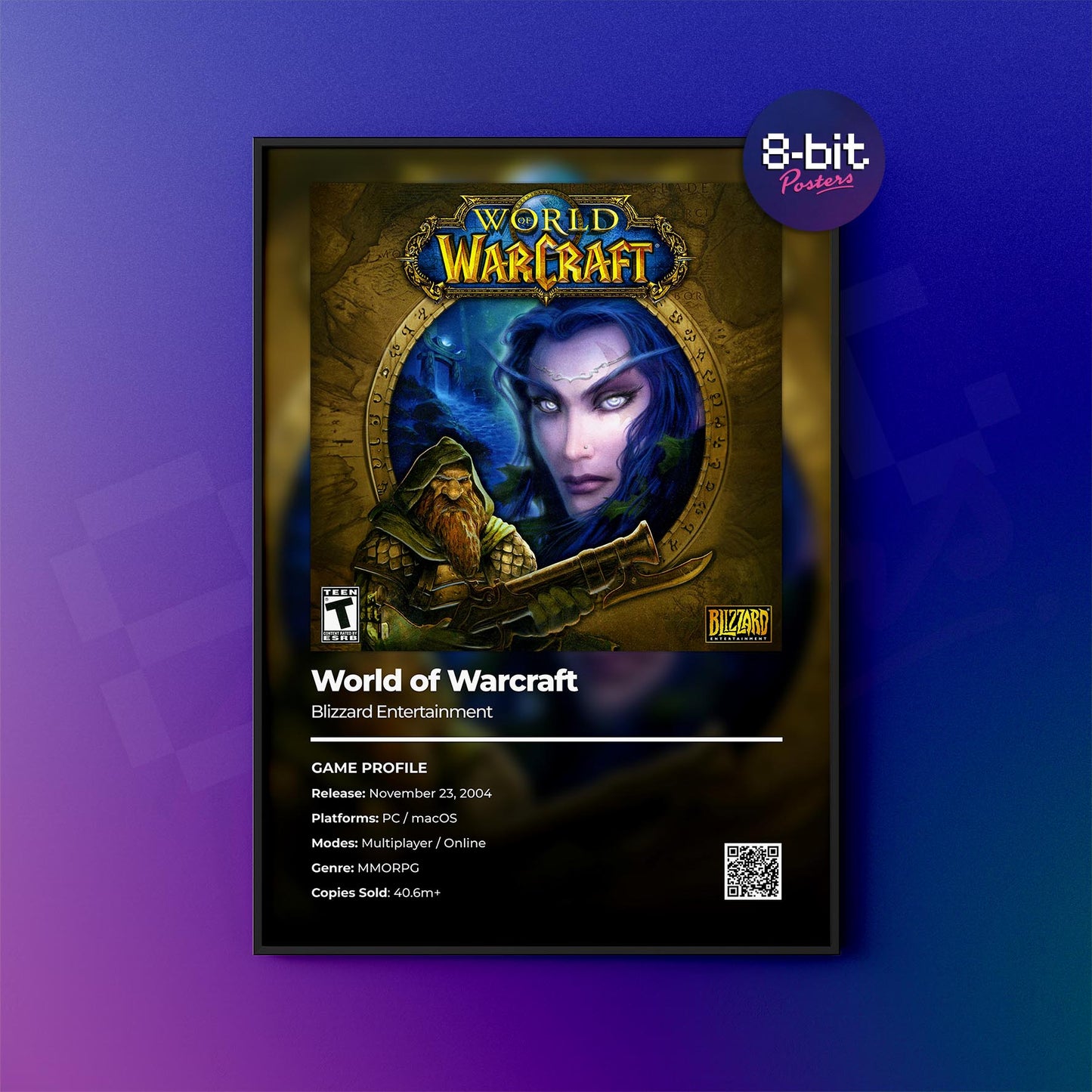 World of Warcraft: Vanilla Night Elf Poster