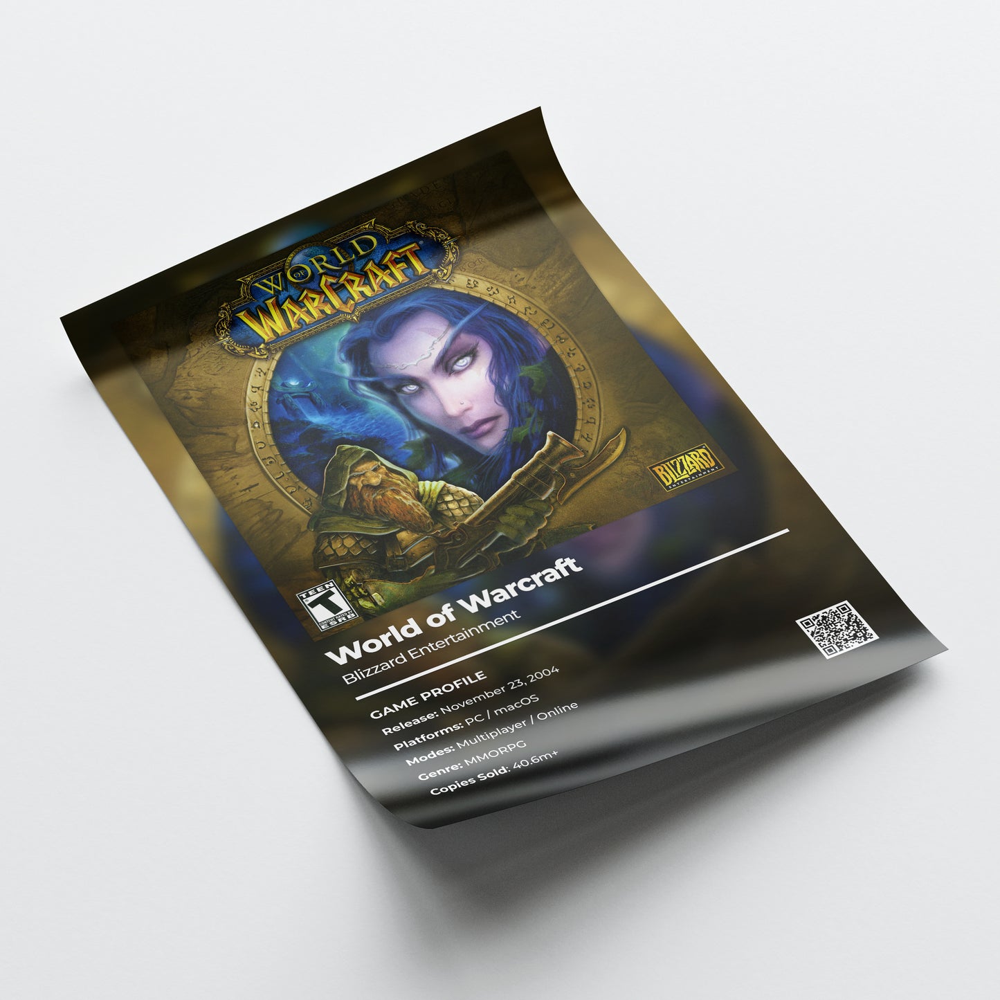 World of Warcraft: Vanilla Night Elf Poster